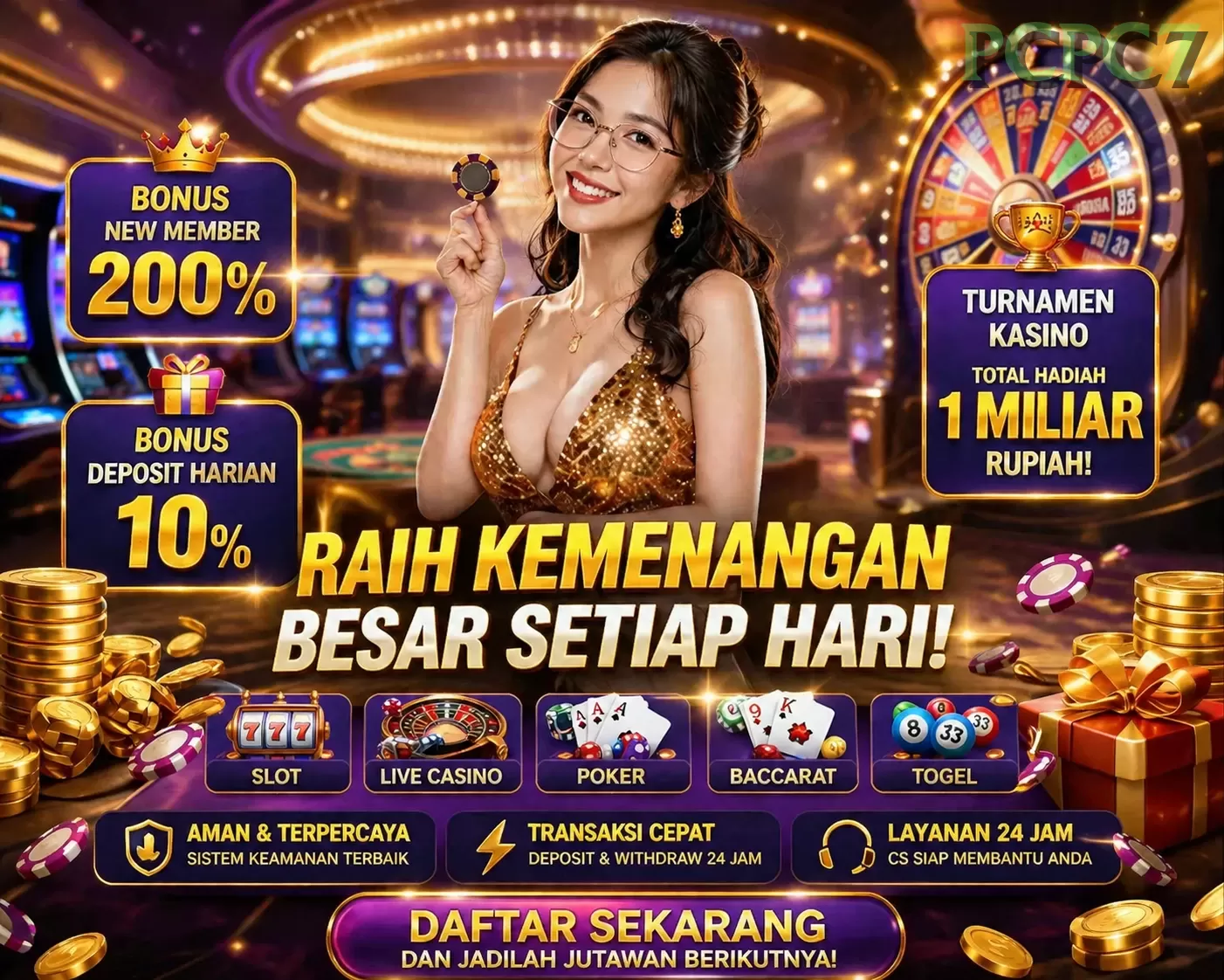Main pcpc7q Menang Jackpot Besar